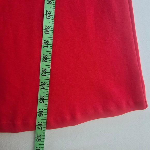 Talbots Petites NWT Red Cotton Eyelet Cap Sleeve Fit and Flare Dress Size P - XS - Picture 10 of 11